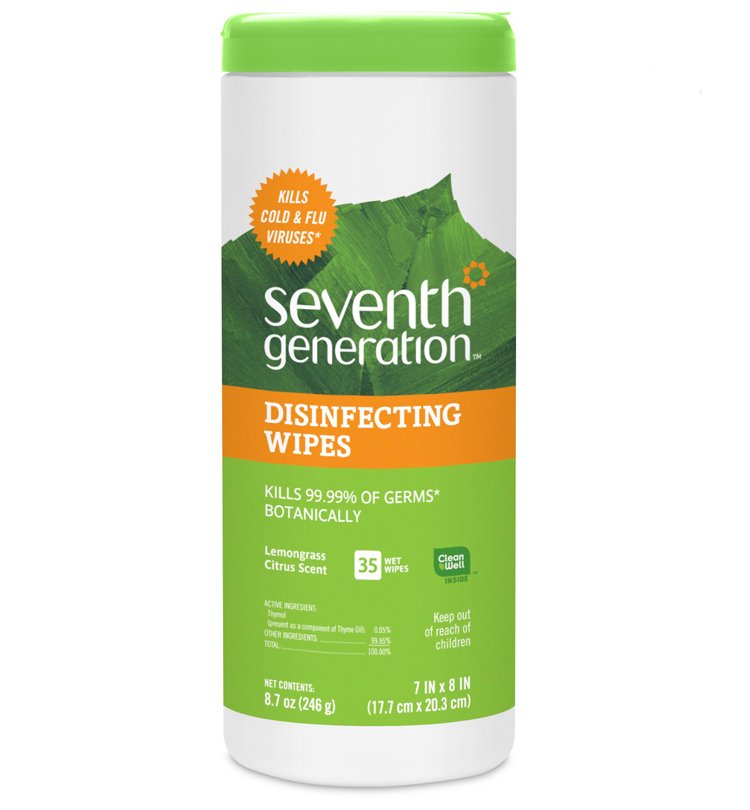 Seventh Generation Wipes Offer Safe Botanical Disinfecting for All Surfaces